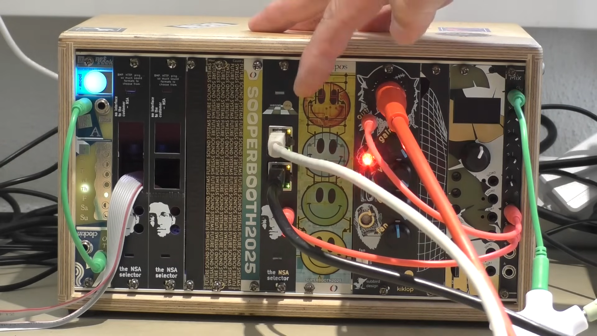 It turns out an Ethernet connection through a synthesiser sounds horrendous, and also kinda brilliant at the same time